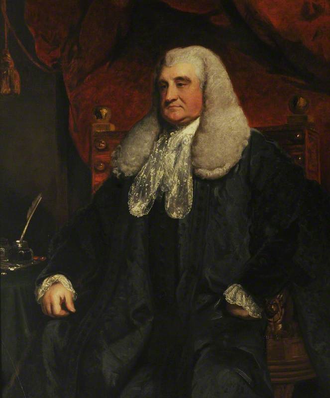 Order Oil Painting Replica Sir William Scott (1745–1836), afterwards Baron Stowell, Elder Brother of the Earl of Eldon, Fellow (1764), Judge of the High Court of the Admiralty, 1806 by John Hoppner (1758-1810, United Kingdom) | ArtsDot.com