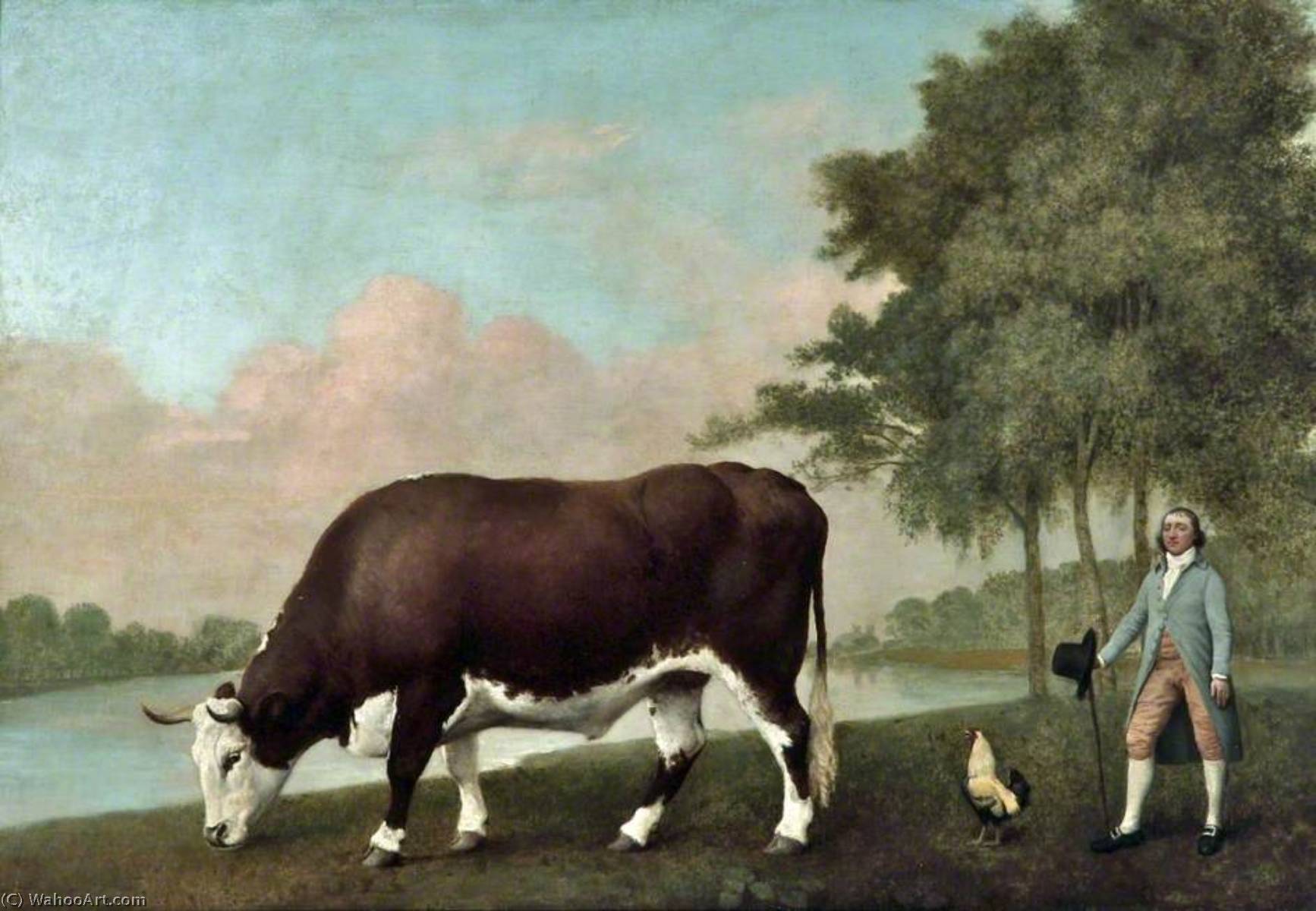 Order Oil Painting Replica The Lincolnshire Ox, 1790 by George Stubbs (1724-1806, United Kingdom) | ArtsDot.com