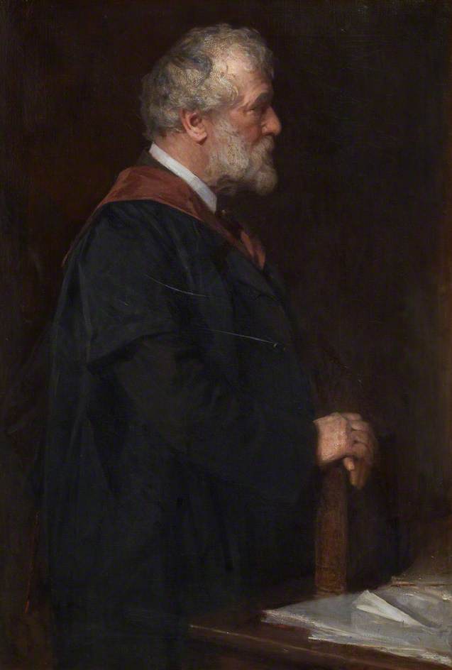 Order Paintings Reproductions John Cleland (1835–1925), LRCSEd (1856), 1900 by George Reid (1860-1947, Canada) | ArtsDot.com