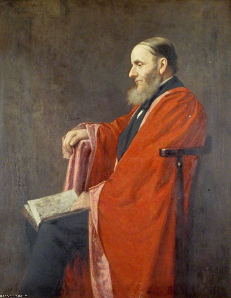 Order Paintings Reproductions Alexander Bain (1818–1903), 1882 by George Agnew Reid (1860-1947, Canada) | ArtsDot.com