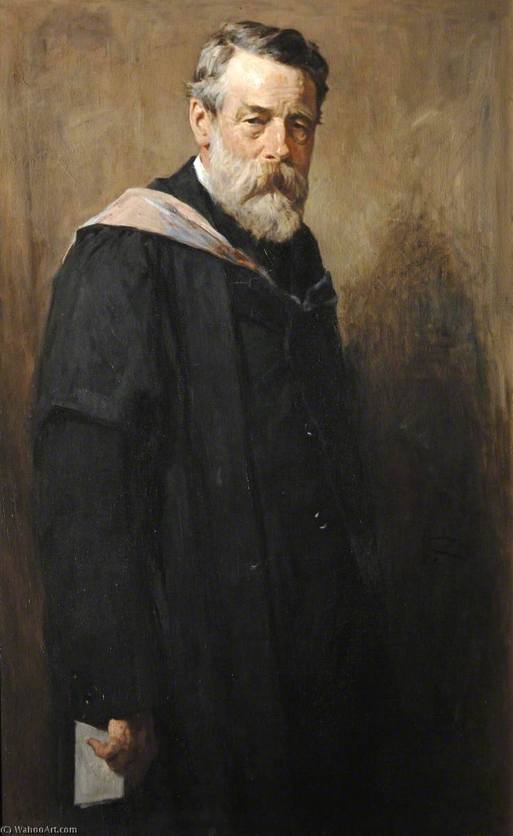 Buy Museum Art Reproductions James Leigh Strachan Davidson (1842–1916), Exhibitioner (1862), President of the Union (1867), Fellow and Tutor in Classics (1866–1907), Dean (1874–1907), Master (1907–1916), 1911 by George Agnew Reid (1860-1947, Canada) | ArtsDot.com