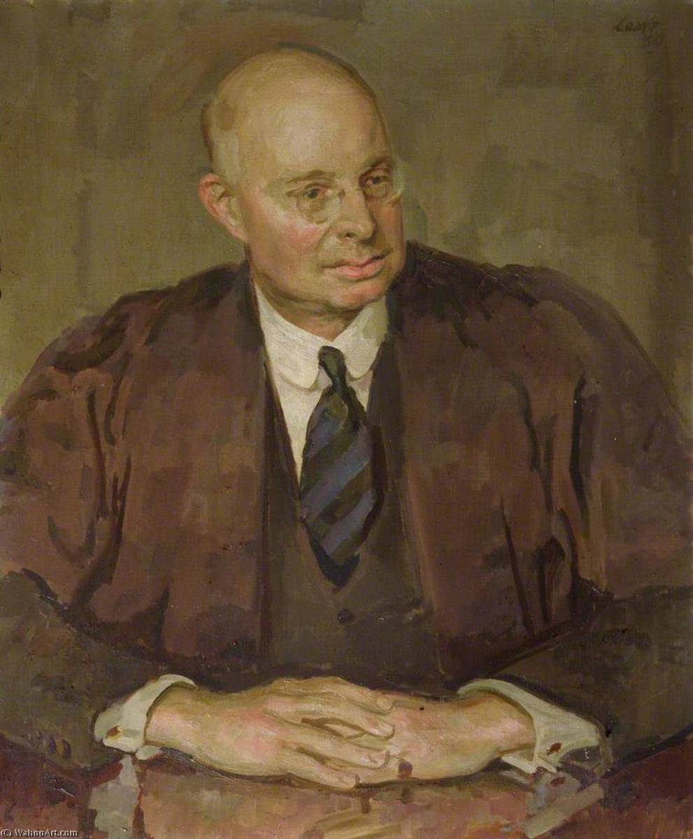 Buy Museum Art Reproductions Sir Will Spens (1882–1962), Politician and Educationalist, Master (1927–1952) by Henry Lamb (Inspired By) (1883-1960, Australia) | ArtsDot.com