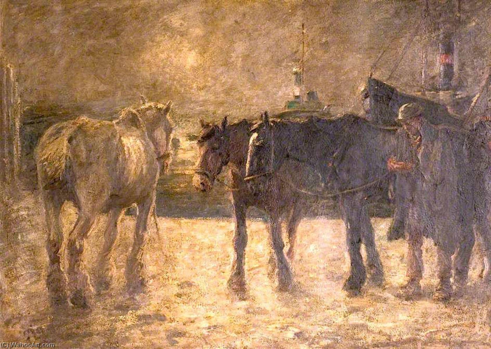 Order Oil Painting Replica The Last Journey by Harry Fidler (1856-1935, United Kingdom) | ArtsDot.com