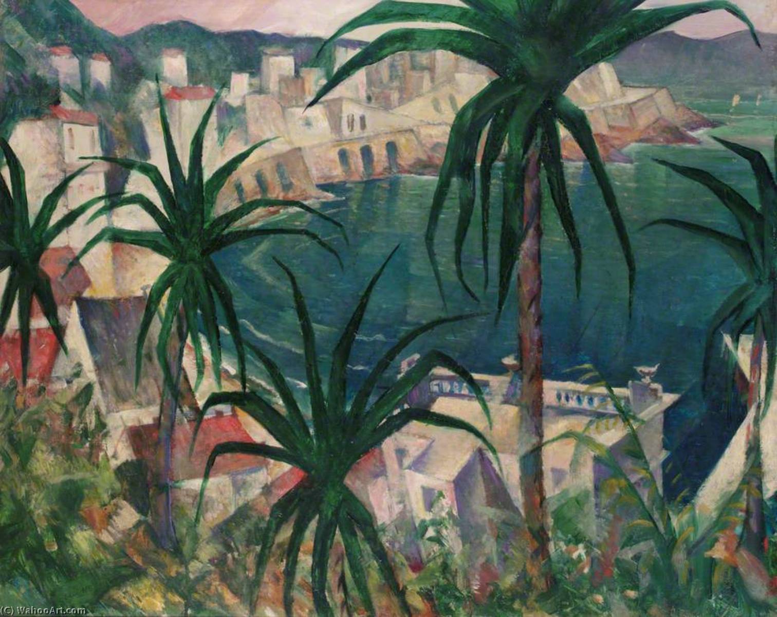 Order Art Reproductions La Corniche, 1920 by Christopher Richard Wynne Nevinson (1889-1946, United Kingdom) | ArtsDot.com