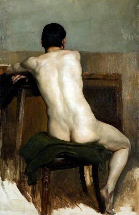 Buy Museum Art Reproductions Seated Nude, 1906 by Brian Hatton (1887-1916) | ArtsDot.com
