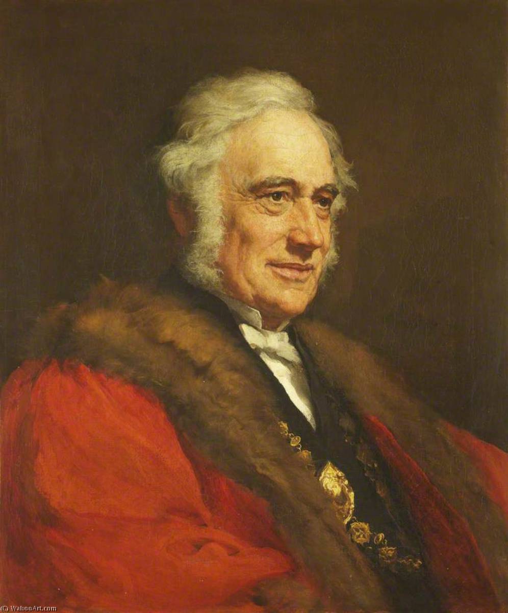 顺序 油畫 克里斯托弗·托马斯(市长)(1874-1875) 通过 Walter William Ouless (1848-1933) | ArtsDot.com