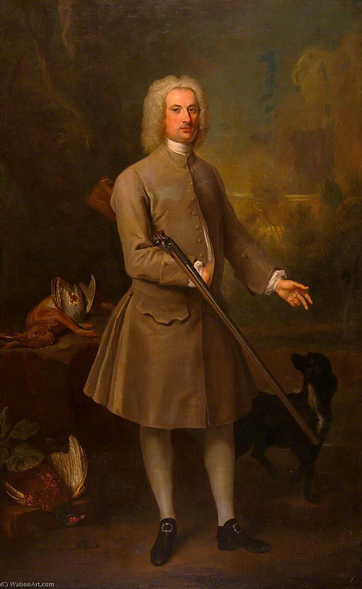 Order Art Reproductions Sir Charles Blois (1657–1738), 1st Bt, MP for Ipswich and Dunwich, 1725 by William Aikman (1682-1731) | ArtsDot.com