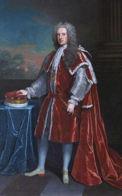 Order Art Reproductions Thomas Coke (1697–1759), 1st Earl of Leicester, 1731 by William Aikman (1682-1731) | ArtsDot.com