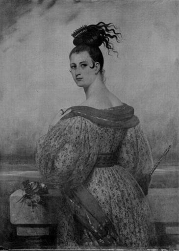 Order Oil Painting Replica PORTRAIT DE FEMME by Joseph Désiré Court (1797-1865, France) | ArtsDot.com