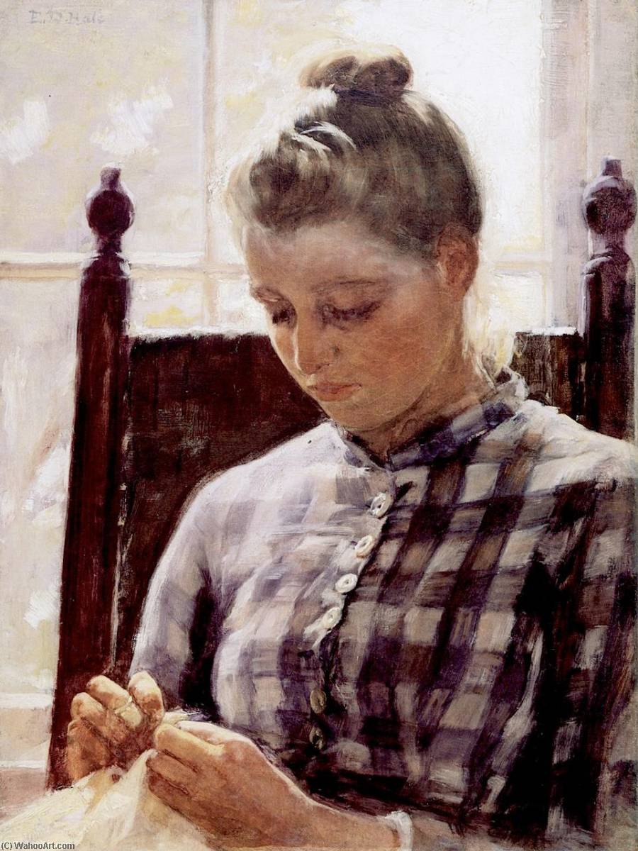 顺序 油畫 6月。, 1893 通过 Ellen Day Hale (1880-1940, United States) | ArtsDot.com