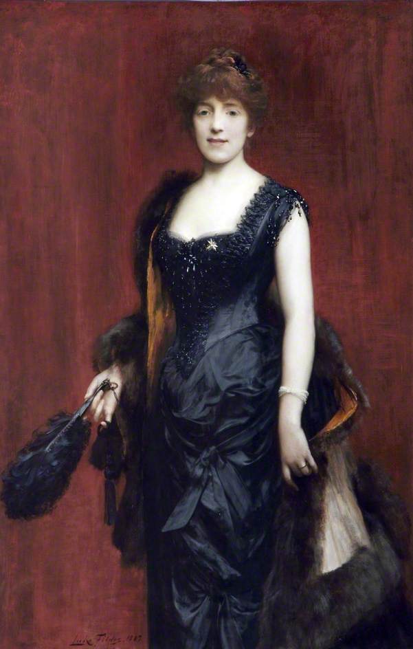 Order Paintings Reproductions Fanny, Lady Fildes, 1887 by Samuel Luke Fildes (1843-1927, United Kingdom) | ArtsDot.com