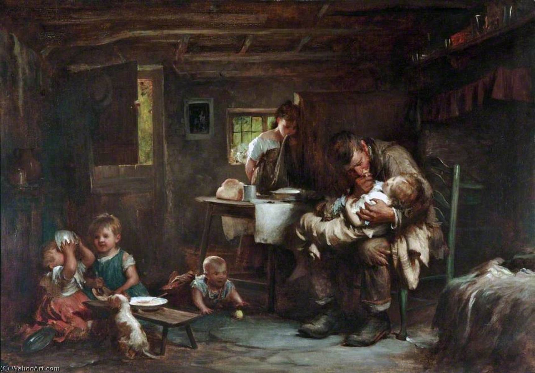 Buy Museum Art Reproductions The Widower, 1904 by Samuel Luke Fildes (1843-1927, United Kingdom) | ArtsDot.com