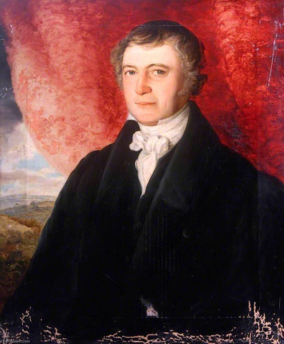 顺序 手工油畫 约翰·考恩, 1836 通过 William Cowen (1791-1864, United Kingdom) | ArtsDot.com