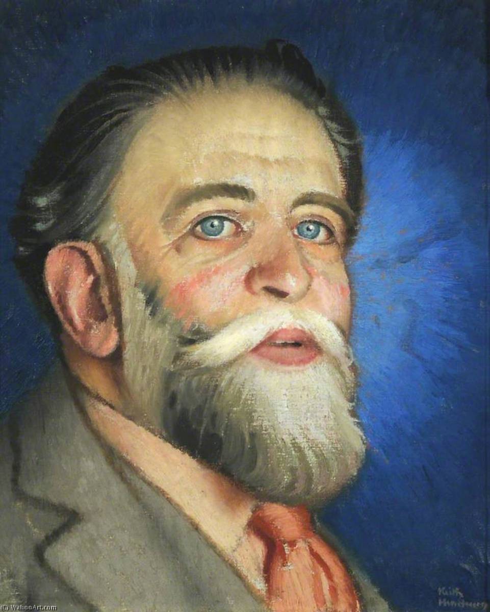 Order Oil Painting Replica Gordon Bottomley (1874–1948), 1930 by Keith Henderson (Inspired By) (1883-1982) | ArtsDot.com