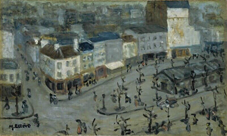 Boulevard de Belleville by Maurice Esteve (1904-2001, France) Maurice Esteve | ArtsDot.com