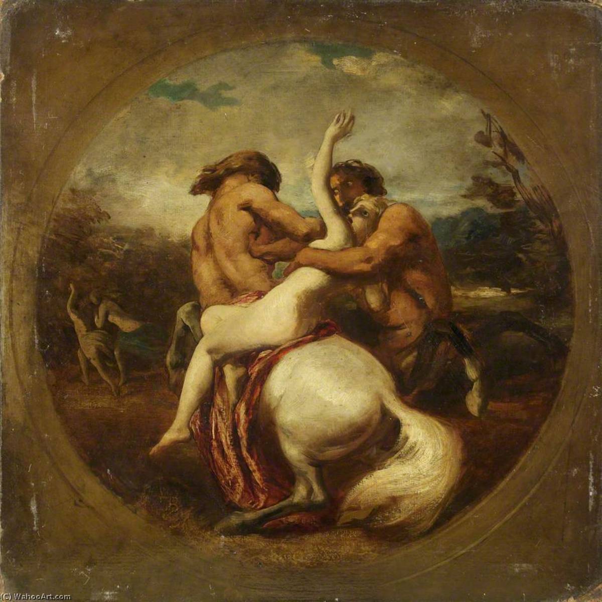 Order Art Reproductions Centaurs and Nymphs (recto) by William Etty (1787-1849, United Kingdom) | ArtsDot.com