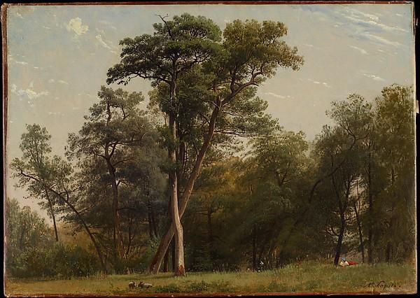 Order Oil Painting Replica Clearing at the Edge of a Wood by Louis Auguste Lapito (1803-1874) | ArtsDot.com