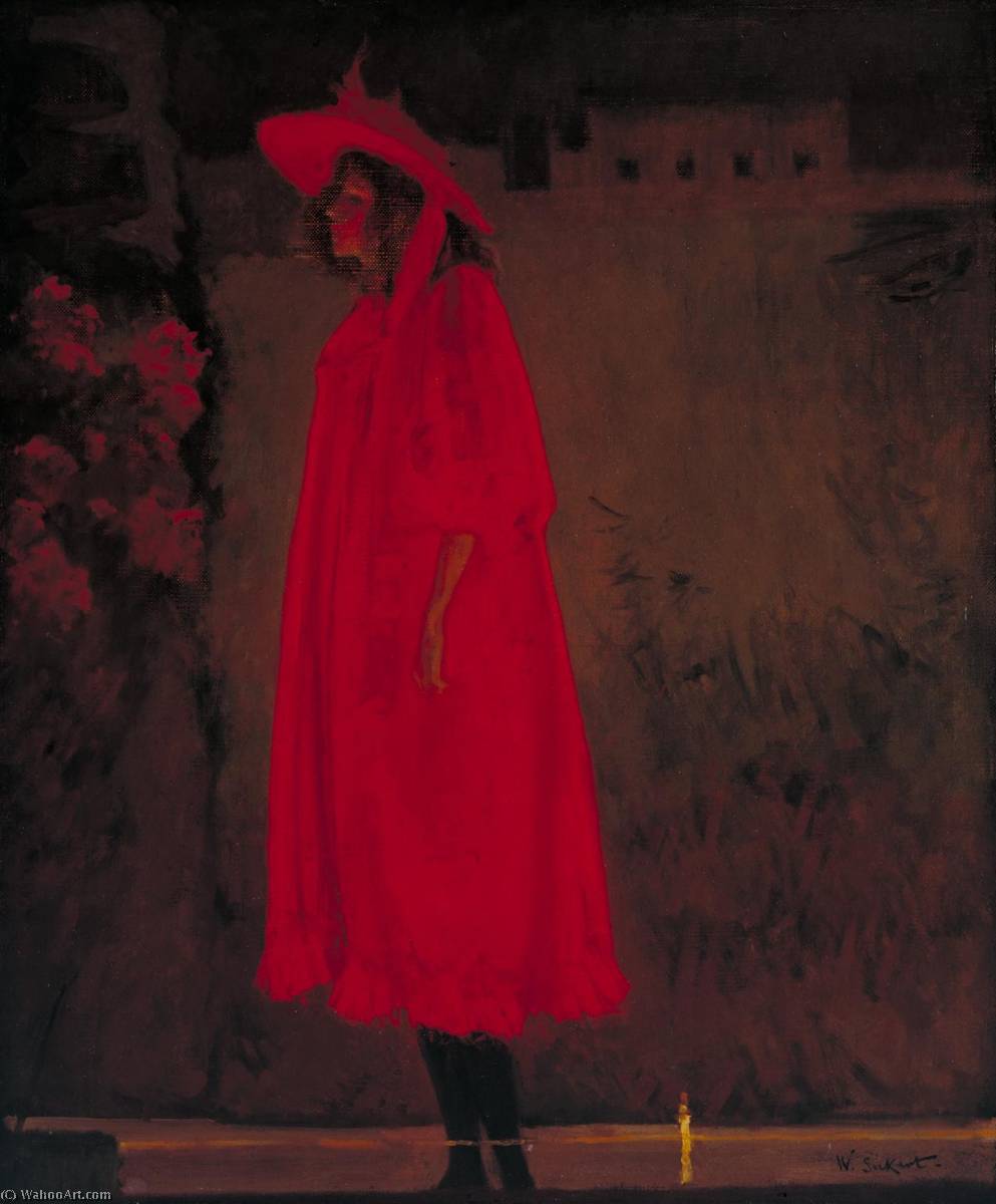 Buy Museum Art Reproductions Minnie Cunningham at the Old Bedford, 1892 by Walter Richard Sickert (1860-1942, Germany) | ArtsDot.com