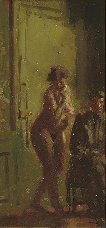 Order Paintings Reproductions The Poet and His Muse, 1907 by Walter Richard Sickert (1860-1942, Germany) | ArtsDot.com