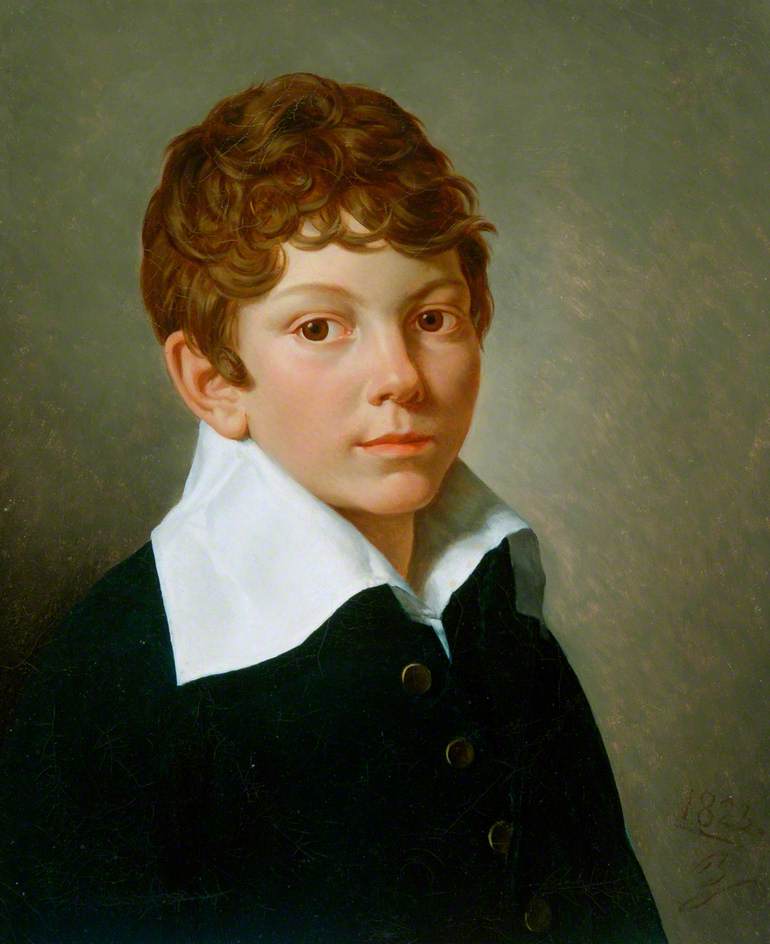 顺序 畫複製 男孩的肖像画, 1823 通过 Louis Léopold Boilly (1761-1845, France) | ArtsDot.com
