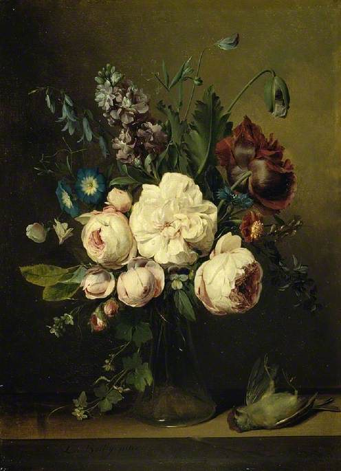 Order Paintings Reproductions A Vase of Flowers by Louis Léopold Boilly (1761-1845, France) | ArtsDot.com