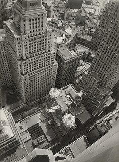 Order Oil Painting Replica Financial District Rooftops I, Manhattan, 1938 by Berenice Abbott (Inspired By) (1898-1991, United States) | ArtsDot.com