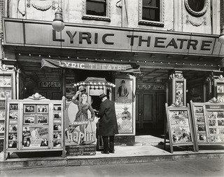 Order Paintings Reproductions Lyric Theatre, 100 Third Avenue, Manhattan, 1936 by Berenice Abbott (Inspired By) (1898-1991, United States) | ArtsDot.com
