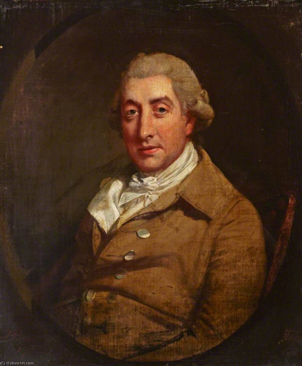 Order Art Reproductions Portrait of a Man, 1785 by Thomas Beach (1738-1806) | ArtsDot.com