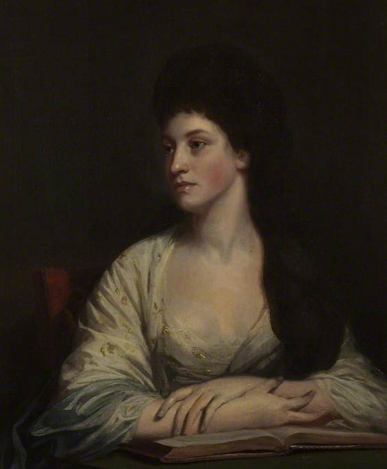 Buy Museum Art Reproductions Miss Jenny Davis, 1796 by Thomas Beach (1738-1806) | ArtsDot.com
