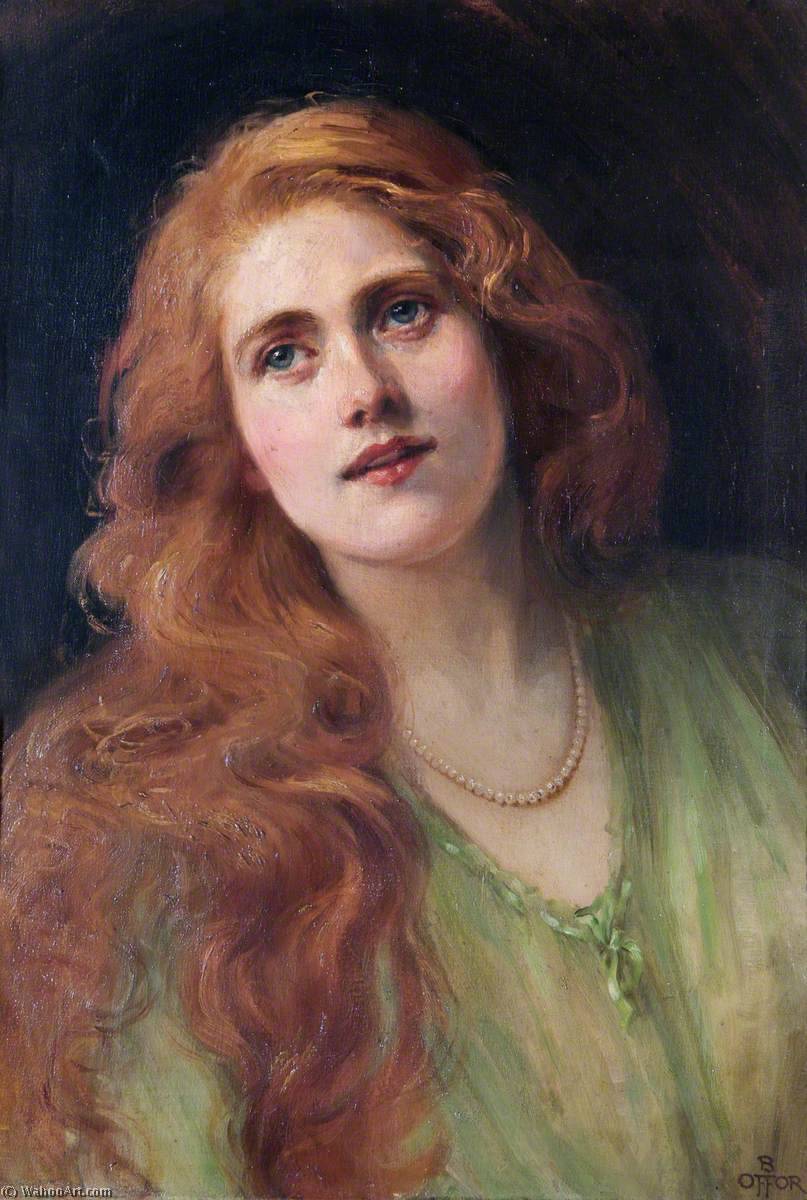 顺序 藝術再現 Ms B. S., 1905 通过 Beatrice Offor (1864-1920, United Kingdom) | ArtsDot.com