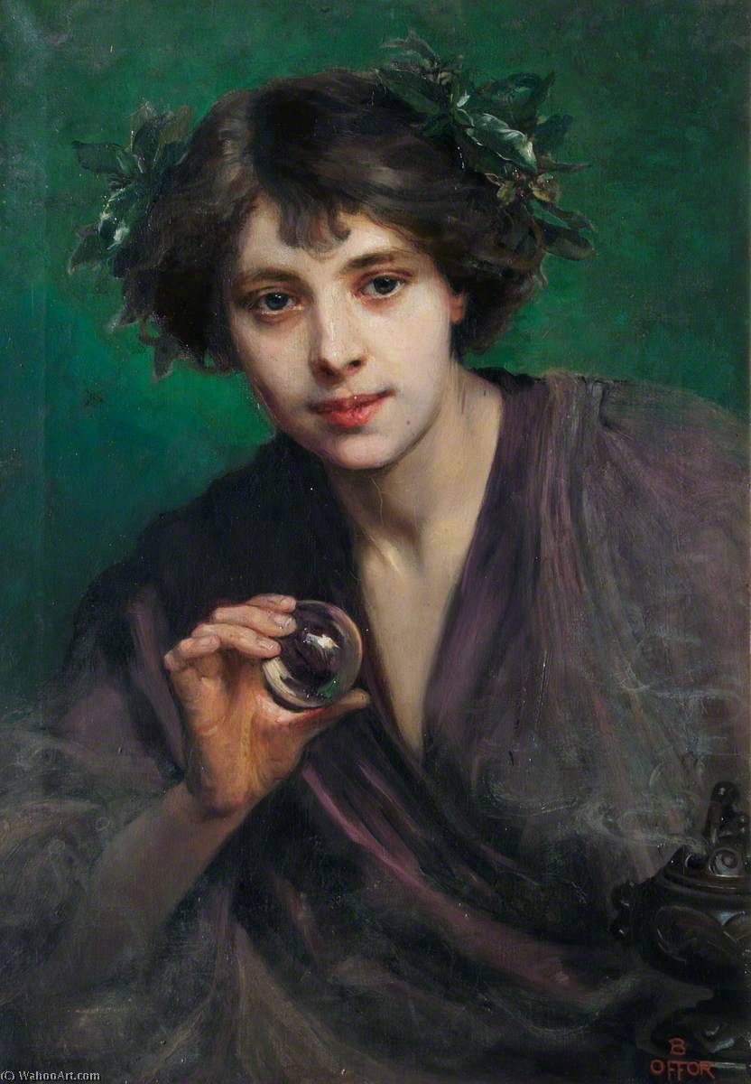 Order Oil Painting Replica The Crystal Gazer, 1920 by Beatrice Offor (1864-1920, United Kingdom) | ArtsDot.com