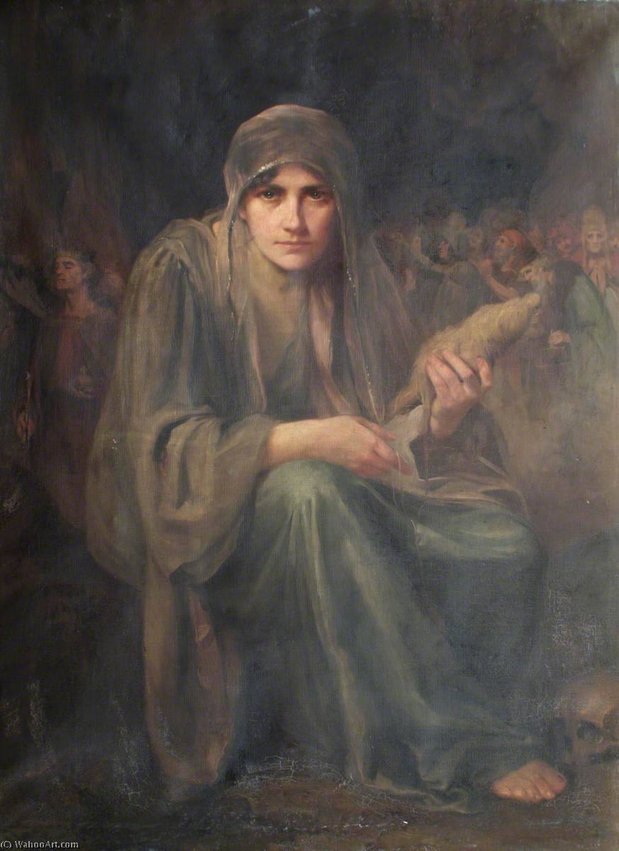 顺序 手工油畫 Destiny 。, 1894 通过 Beatrice Offor (1864-1920, United Kingdom) | ArtsDot.com