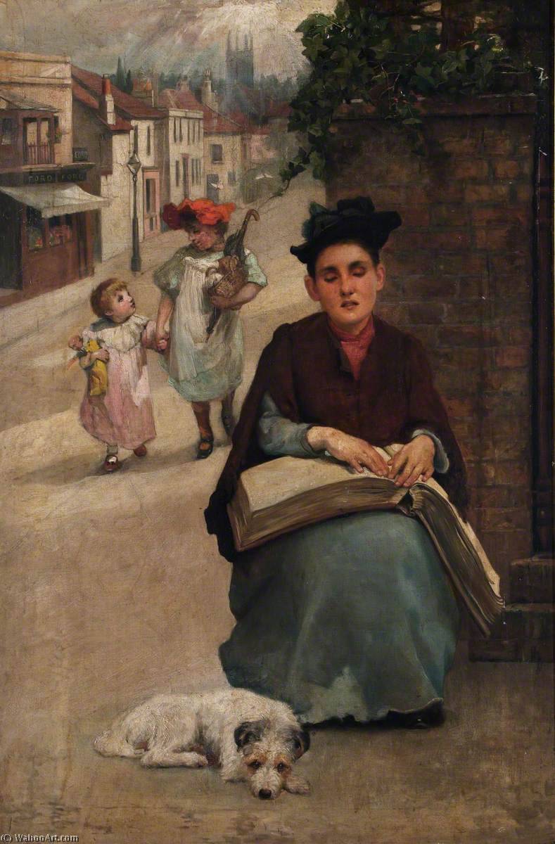 Comprar Reproducciones De Arte Del Museo Chica ciega, 1917 de Beatrice Offor (1864-1920, United Kingdom) | ArtsDot.com