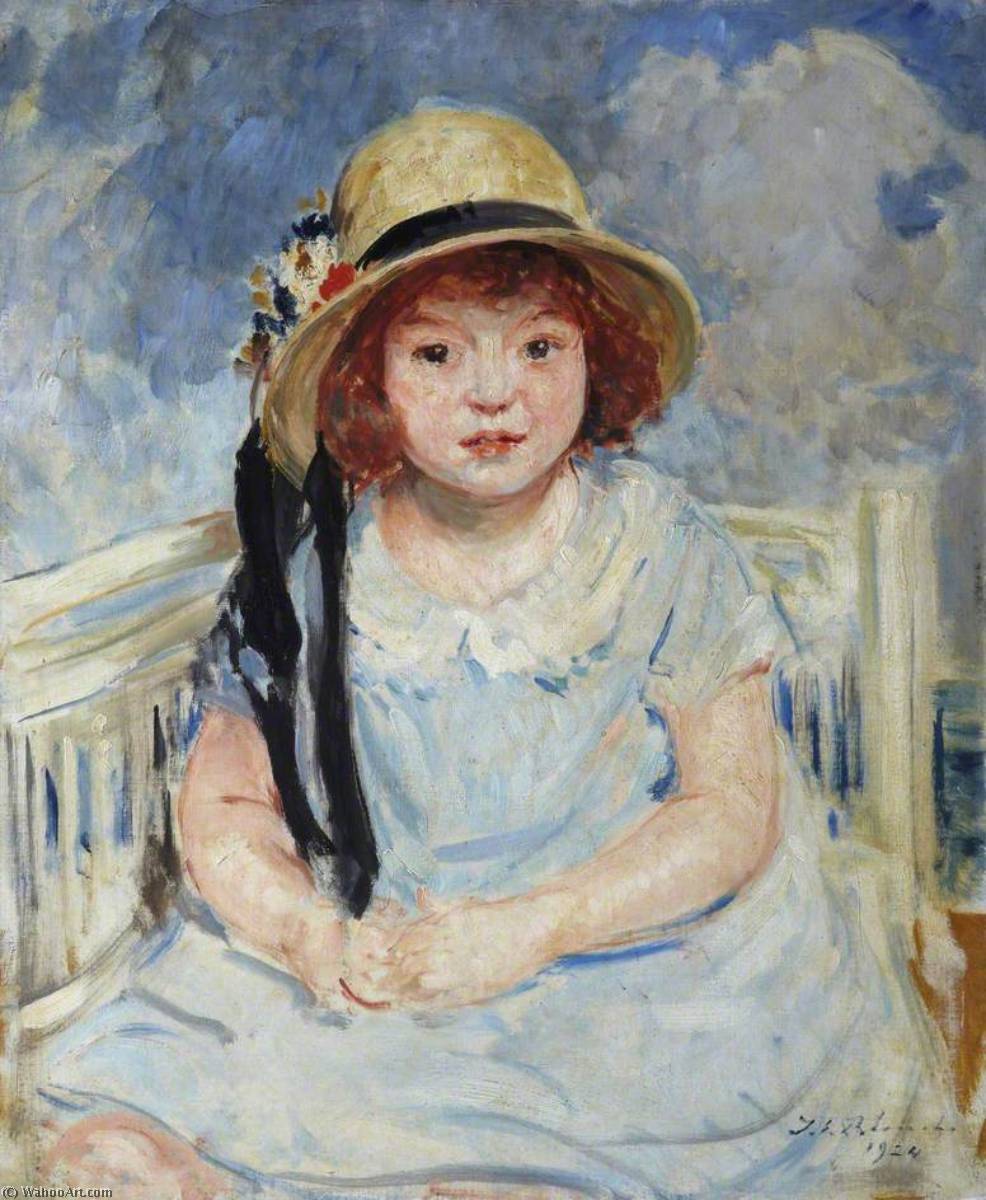 Order Paintings Reproductions Dolly, 1924 by Jacques-Emile Blanche (1861-1942, France) | ArtsDot.com