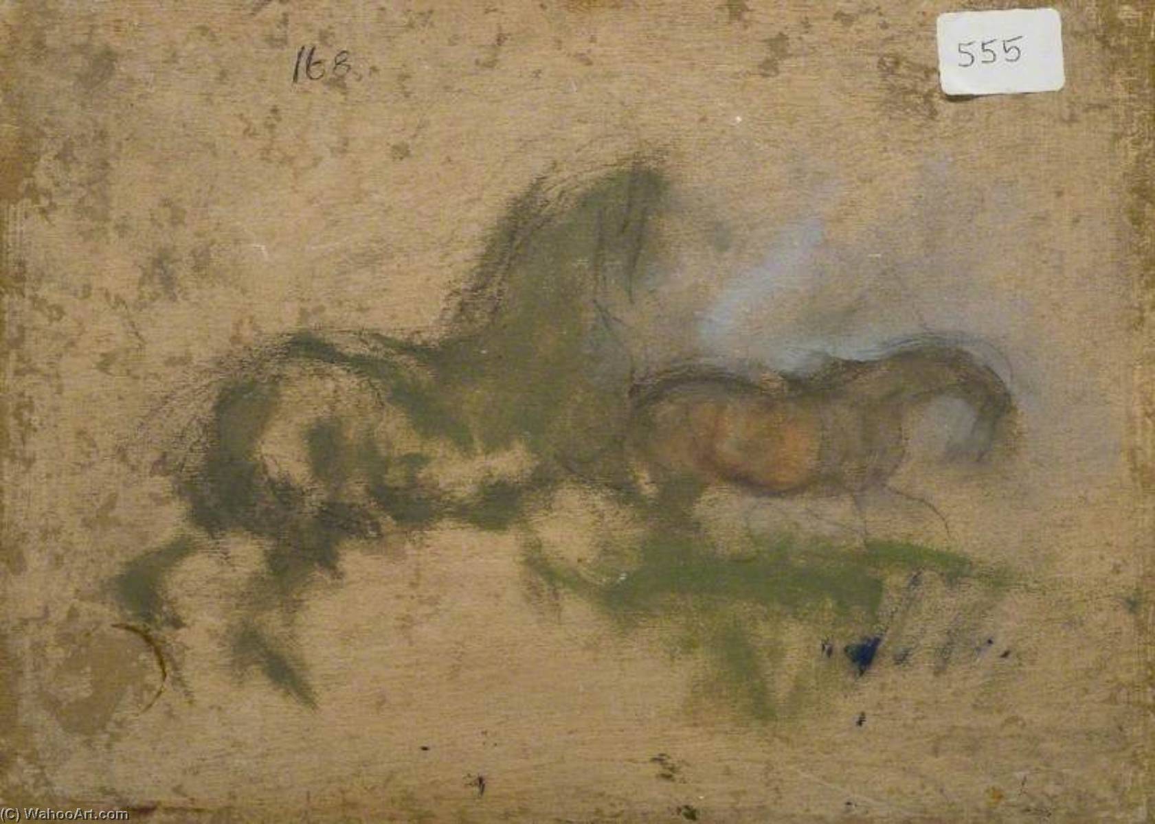Horse Studies (verso) by Alfred James Munnings Alfred James Munnings | ArtsDot.com