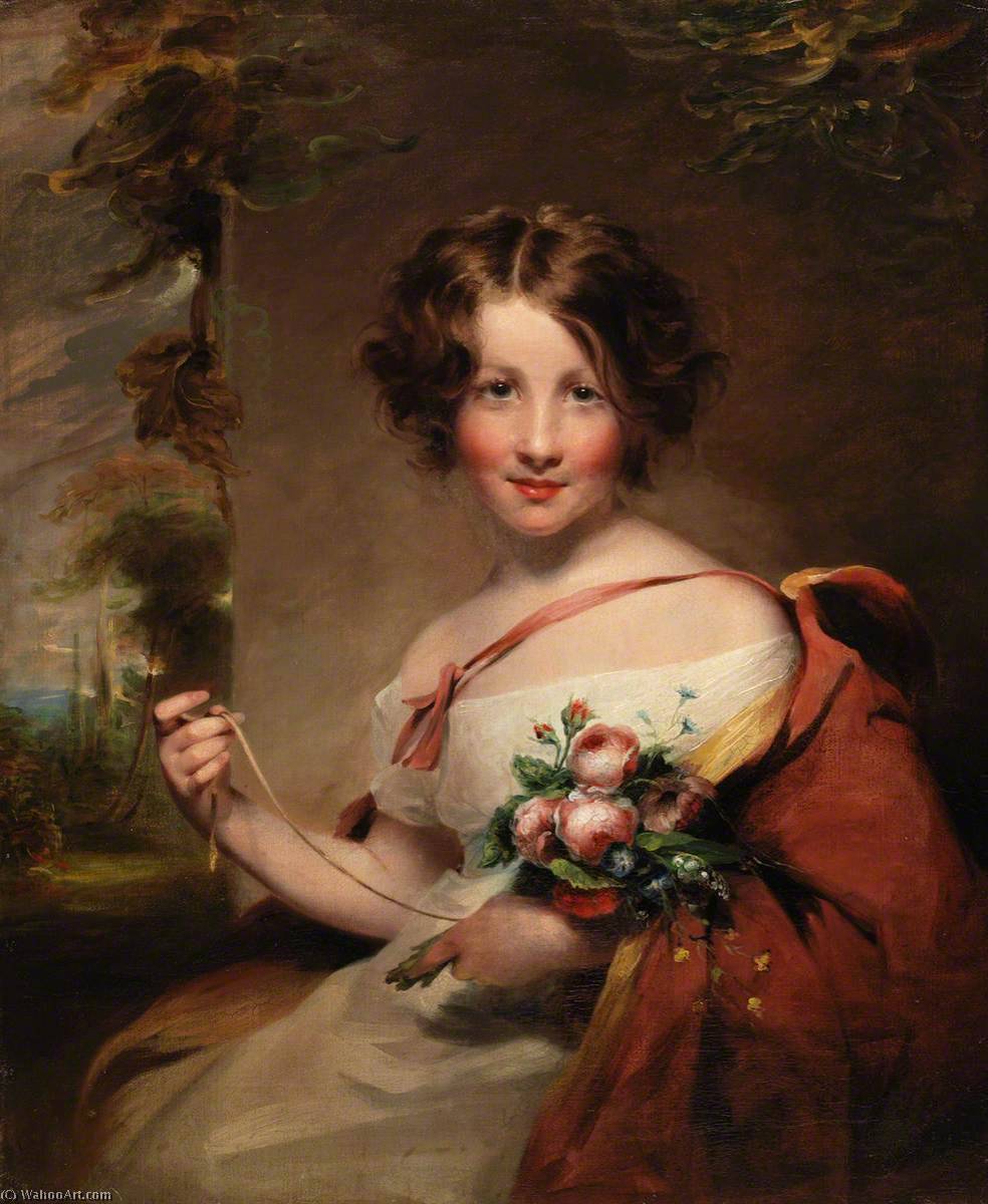 顺序 畫複製 玛丽亚·斯特拉·佩特罗尼利亚(1773–1843), 1830 通过 Margaret Sarah Carpenter (1793-1872) | ArtsDot.com