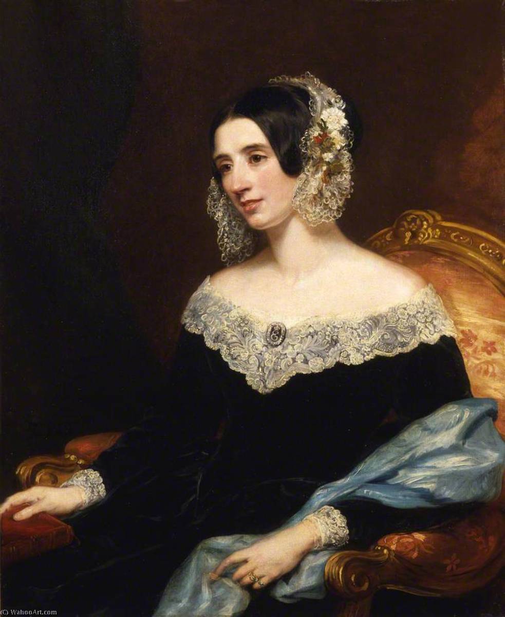 Compra Riproduzioni D'arte Del Museo Henrietta Baillie (d. 1856), 1845 di Margaret Sarah Carpenter (1793-1872) | ArtsDot.com
