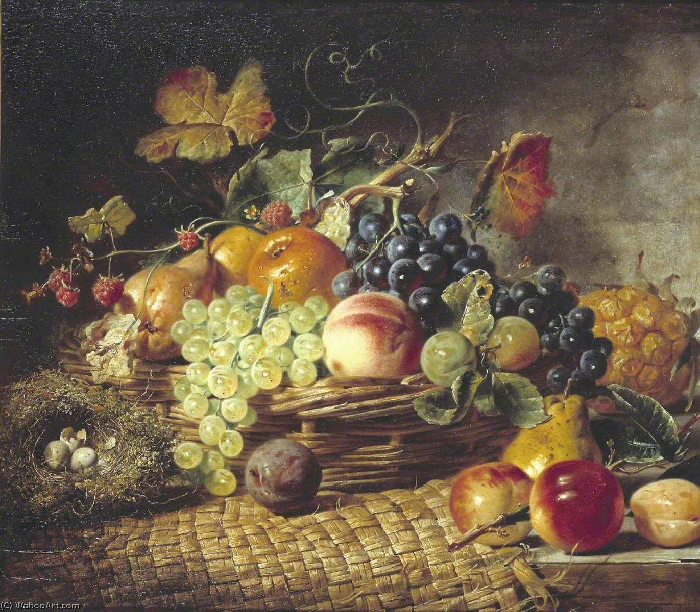 Buy Museum Art Reproductions Fruit (`The Autumn Gift`), 1834 by George Lance (1802-1864) | ArtsDot.com