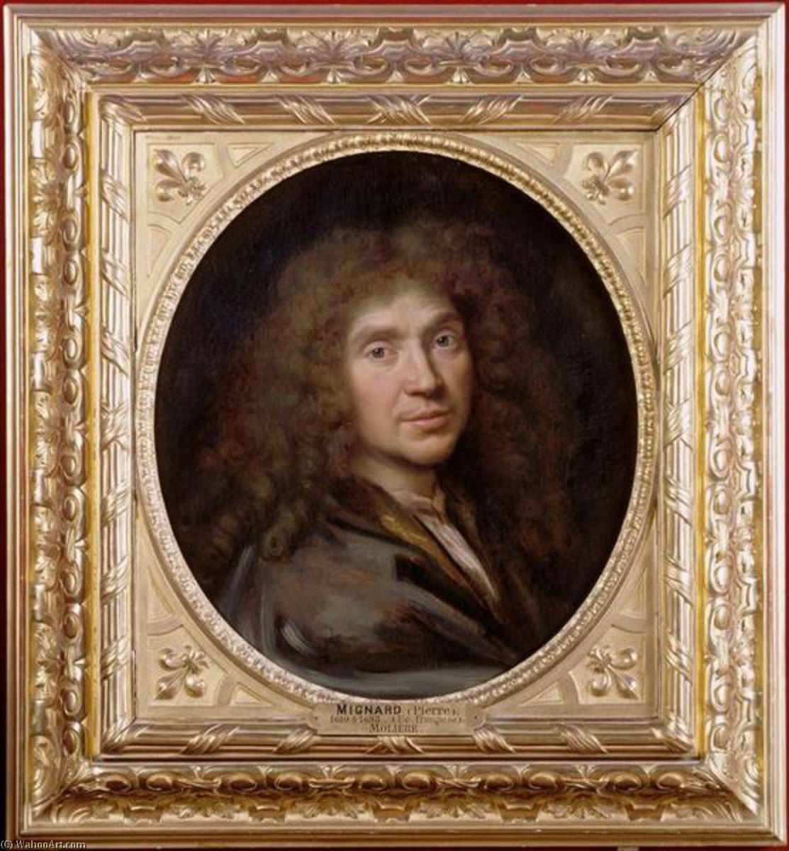 Order Art Reproductions Molière by Pierre Mignard (1612-1695, France) | ArtsDot.com