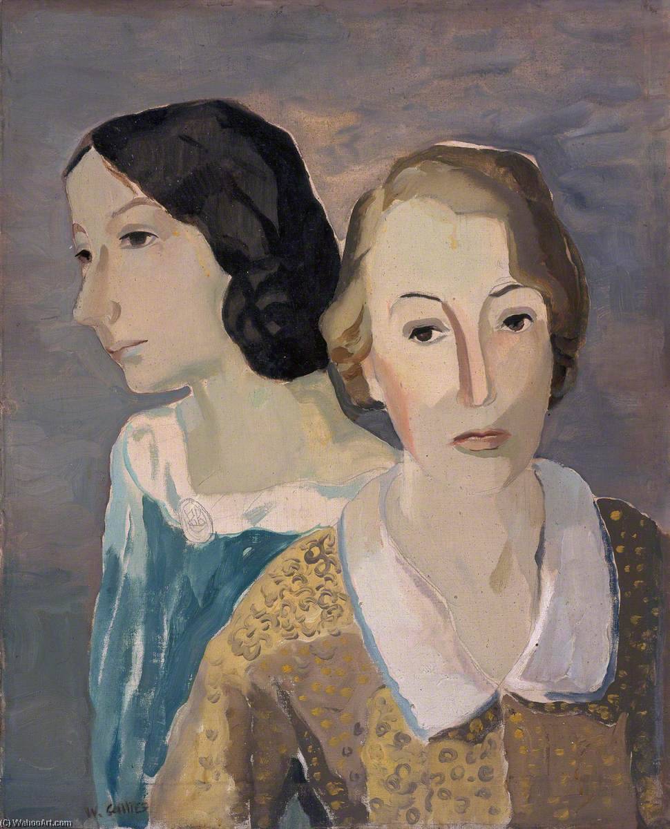 Sisters Emma and Janet, 1932 by William George Gillies William George Gillies | ArtsDot.com