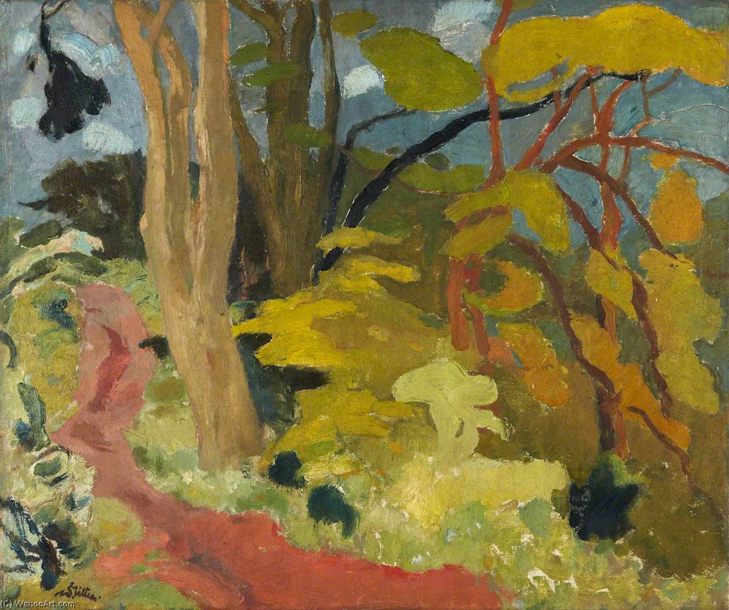 Woodland Path, 1935 by William George Gillies William George Gillies | ArtsDot.com