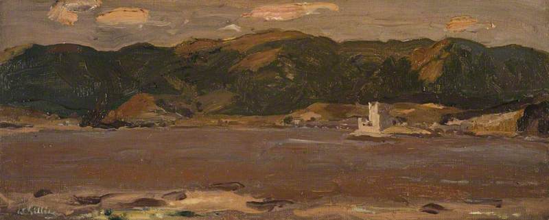 Eilean Donan Castle, Loch Duich, 1947 by William George Gillies William George Gillies | ArtsDot.com