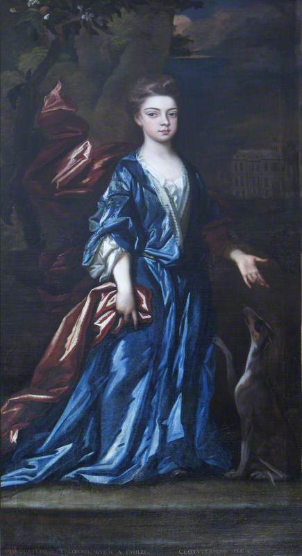 Order Art Reproductions Eleanor Brownlow (1691–1730), Later Viscountess Tyrconnel, as a Young Girl, 1702 by John Closterman | ArtsDot.com