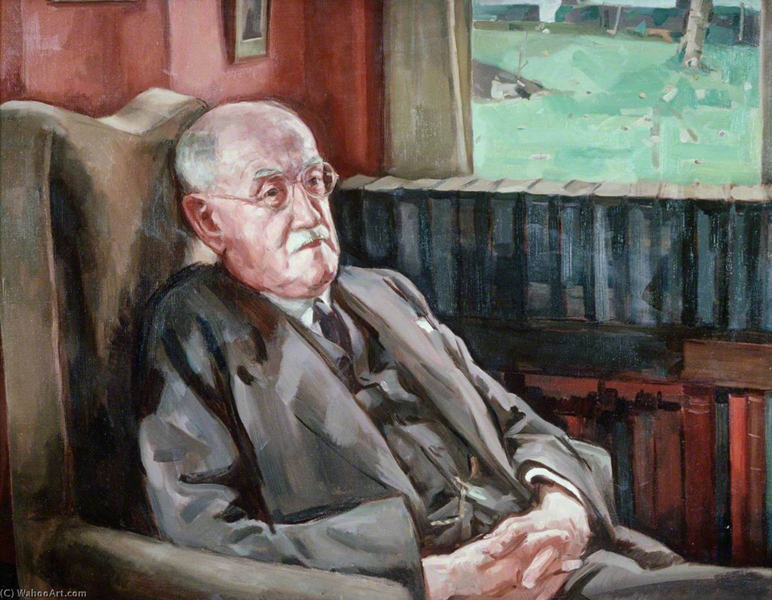 Buy Museum Art Reproductions Sir John Edward Lloyd (1861–1947), 1950 by Ivor Williams (Inspired By) (1908-1982, United Kingdom) | ArtsDot.com