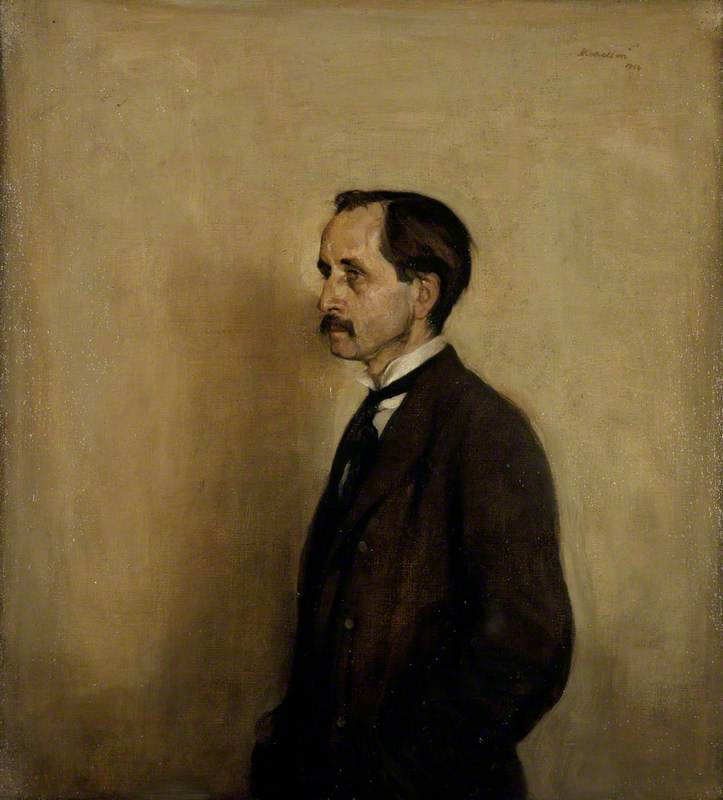 Order Oil Painting Replica Sir James Matthew Barrie (1860–1937), Author, 1904 by William Newzam Prior Nicholson | ArtsDot.com