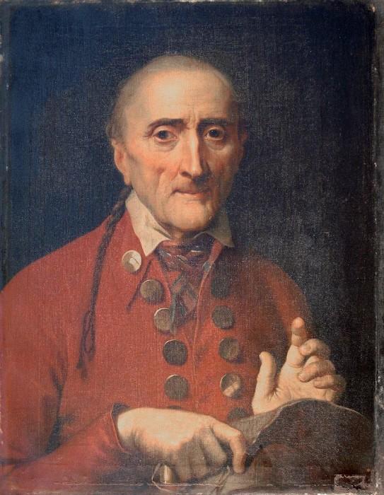 Buy Museum Art Reproductions Vieillard en habit rouge by Joseph Marie Vien (1716-1809) | ArtsDot.com