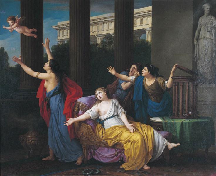 順序 絵画のコピー L`amourのfuyant l`esclavage バイ Joseph Marie Vien (1716-1809) | ArtsDot.com