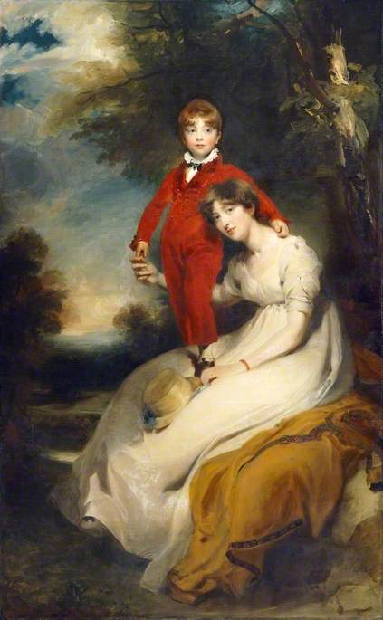 Buy Museum Art Reproductions Mrs Charles Thellusson, née Sabine Robarts (1775–1814), and Her Son, Charles Thellusson (1797–1856), 1804 by Thomas Lawrence | ArtsDot.com