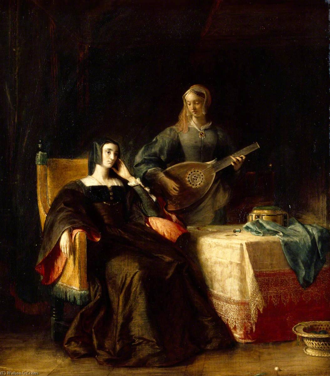 順序 「アート再現 彼女のメイドとアラゴンのKatherine, 1826 バイ Charles Robert Leslie (1794-1859, United Kingdom) | ArtsDot.com