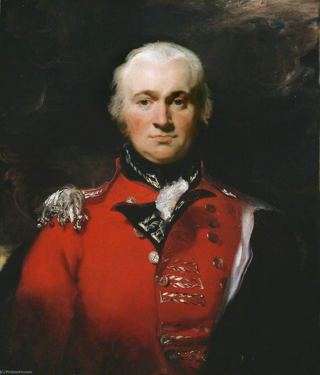 顺序 畫複製 罗伯特·布朗里格(1759-1833)中将(后为上将), 1810 通过 Thomas Lawrence | ArtsDot.com
